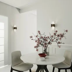 Applique en aluminium/verre 1 lampes 10x12x30cm Sollux