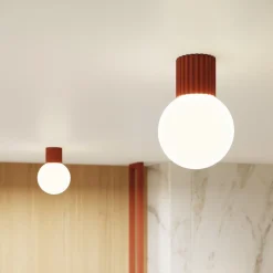 Applique en aluminium/verre 1 lampes 12x17x12cm Sollux