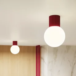 Applique en aluminium/verre 1 lampes 12x17x12cm Sollux