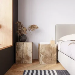 Applique en bois 1 lampes 10x10x10cm Sollux