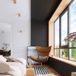 Applique en bois 1 lampes 10x10x10cm Sollux