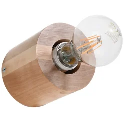 Applique en bois 1 lampes 10x10x10cm Sollux