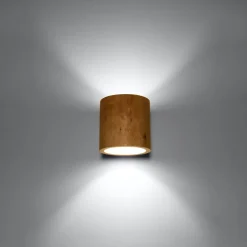 Applique en bois 1 lampes 10x12x10cm Sollux