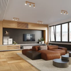 Applique en bois 1 lampes 10x20x20cm Sollux