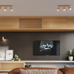 Applique en bois 1 lampes 10x20x20cm Sollux