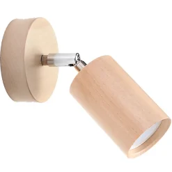 Applique en bois 1 lampes 10x20x20cm Sollux