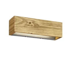 Applique en bois haut et bas led 37 cm BRAD