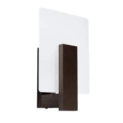 Applique en bois/verre 1 ampoule 3000K - 16x12x30.5cm Sollux