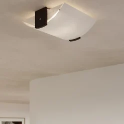 Applique en bois/verre 2 ampoules 3000K - 33x14x14cm Sollux