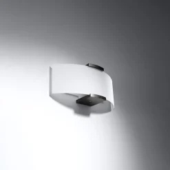 Applique en bois/verre 2 ampoules 3000K - 33x14x14cm Sollux