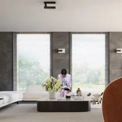 Applique en bois/verre 1 lampes 16x12x30.5cm Sollux