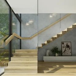 Applique en béton 2 lampes 42x12x14cm Sollux