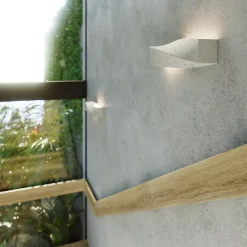 Applique en béton 2 lampes 42x12x14cm Sollux