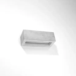 Applique en béton/verre 1 lampes 30x12x10cm Sollux