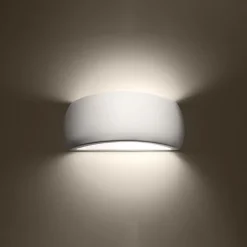 Applique en céramique 1 ampoule 4000K - 32x9x13.5cm Sollux