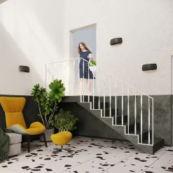 Applique en céramique 1 ampoule 4000K - 32x9x14cm Sollux