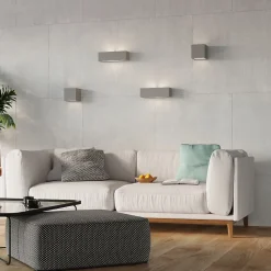 Applique en céramique/verre 1 ampoule 3000K - 14x14x14cm Sollux