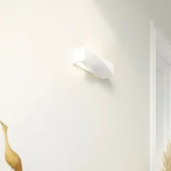 Applique en céramique/verre 1 ampoule 3000K - 35x16x12cm Sollux