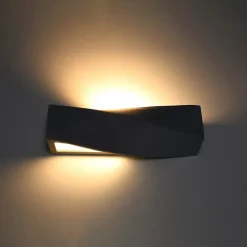 Applique en céramique/verre 1 ampoule 3000K - 42x12x14cm Sollux