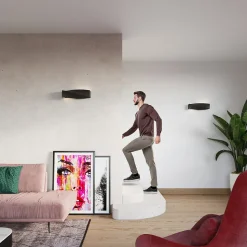 Applique en céramique/verre 1 ampoule 3000K - 42x12x14cm Sollux