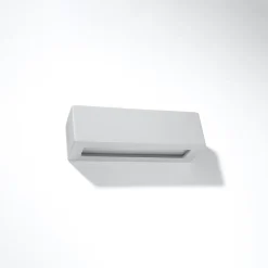 Applique en céramique/verre 1 ampoule 4000K - 32.5x9.5x9.5cm Sollux