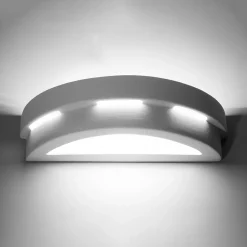 Applique en céramique/verre 1 ampoule 4000K - 40x15x10cm Sollux