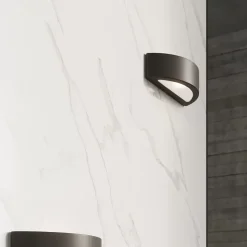 Applique en céramique/verre 1 ampoule 3000K - 40.5x14.5x10cm Sollux