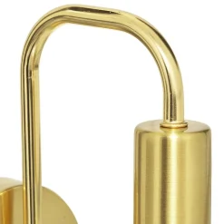 Applique en métal Keli doré diamètre 12cm