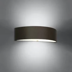 Applique en tissu/verre/acier 2 ampoules 4000K - 45x15x12cm Sollux