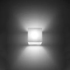 Applique en verre 1 ampoule 4000K - 10x12x10cm Sollux