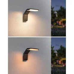 Applique extérieur 230V Zerena respectueux des insectes anthracite