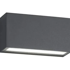Applique extérieure étanche bi-directionnelle anthracite - Trio - Trent