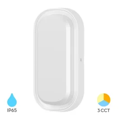 Applique extérieure LED 18W 3en1 IP65 Blanc