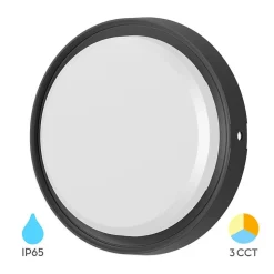 Applique extérieure LED 18W 3en1 IP65 Noir