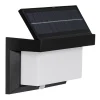 Applique extérieure solaire LED integrée Utrera noir IP44 800lm Eglo