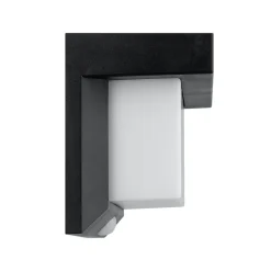 Applique extérieure solaire LED integrée Utrera noir IP44 800lm Eglo