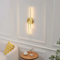 Applique laiton aux lignes épurées 80 cm - Pia