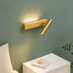 Applique laiton tête de lit liseuse droite - Lodvi - DROITE