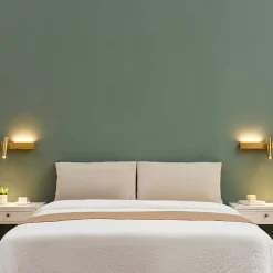 Applique laiton tête de lit liseuse gauche avec interrupteur - Lodvi - GAUCHE