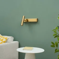 Applique laiton tête de lit liseuse gauche avec interrupteur - Lodvi - GAUCHE