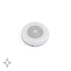 Applique LED - EMUCA - Crater - Rechargeable USB - Détecteur de mouvement - 1 W