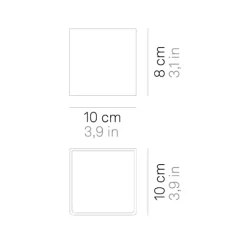 Applique LED blanche Cubetto IP20 5,6W