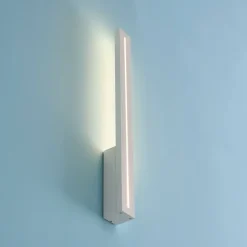 Applique LED blanche rectangulaire à éclairage indirect IP54 - Noméris