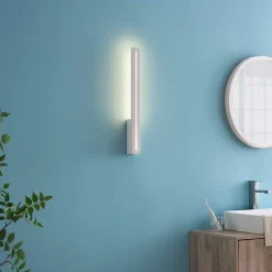 Applique LED blanche rectangulaire à éclairage indirect IP54 - Noméris