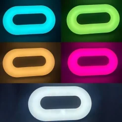 Applique LED Connectée WiFi 12W Ovale IP54 RGBW - SILAMP