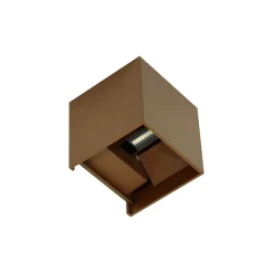 Applique LED Corten IP54 6,8W à ailettes orientables 3000k
