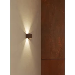 Applique LED Corten IP54 6,8W à ailettes orientables 3000k