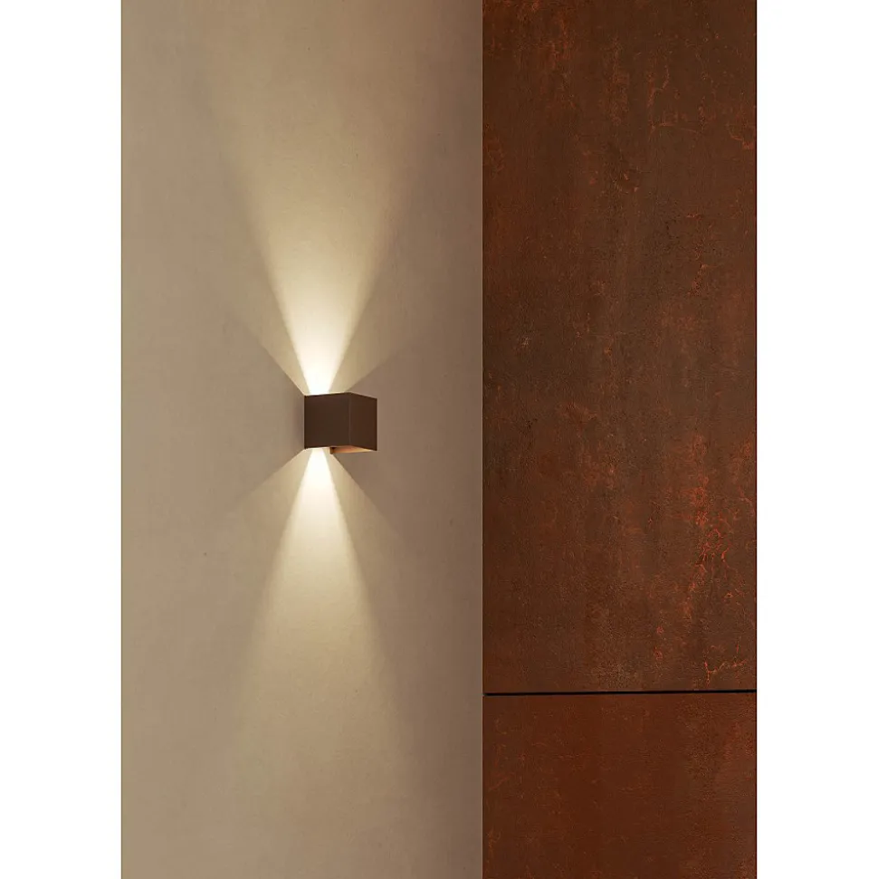 Applique LED Corten IP54 6,8W à ailettes orientables 4000k