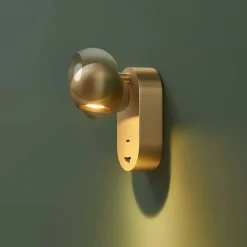 Applique LED dorée chic au style raffiné - Yvan