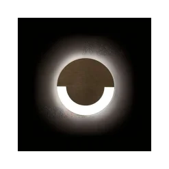 Applique LED escalier Rond 70mm 1,3W AC220-240V Acier inoxydable SOLA - Blanc Chaud 3000K